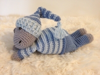 Crochet pattern lazybones hippo