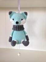 Crochet pattern cuddle fox and music box fox