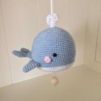 Crochet pattern music box cuddly whale