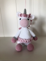 Crochet pattern music box Unicorn, zebra and Horse