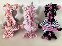 Crochet pattern music box Unicorn, zebra and Horse