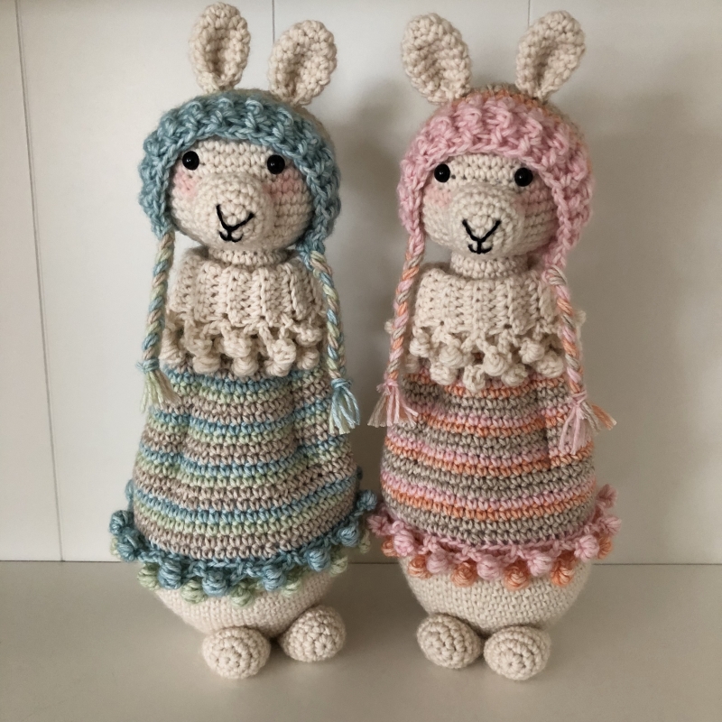 Crochet pattern shiverbones lama ma and lama pa