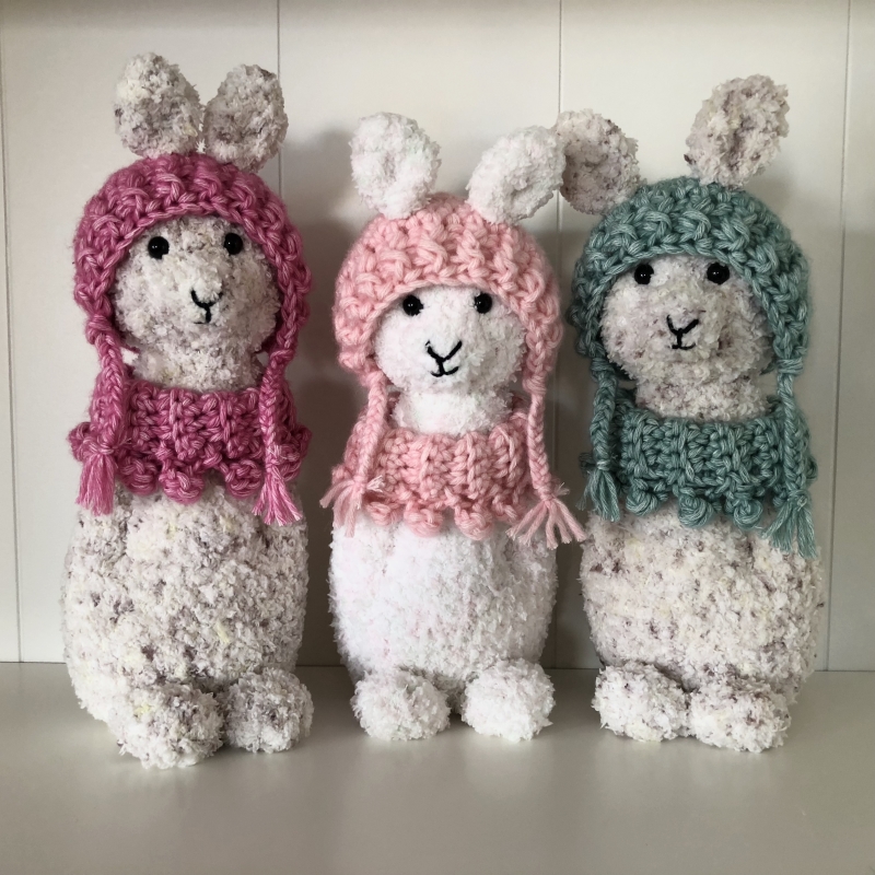Crochet pattern sweetheart baby lama