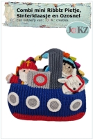 A5 Patroonboekje Combi mini Ribblz Pietje, Sinterklaasje en Ozosnel