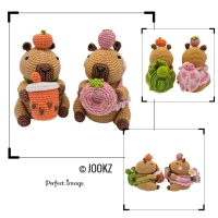 Haakpatroon Capybara's pappybara en mammybara