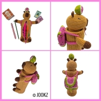 Haakpatroon etui Capybara