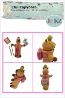 A5 Patroonboekje etui capybara
