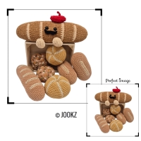 Haakpatroon diverse broodjes