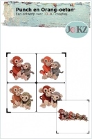 A5 Patroonboekje Punch en Orang oetan