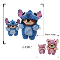 Haakpatroon luiaards Leo en Lena