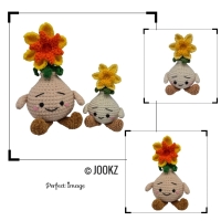 Haakpatroon bloembolletje Narcis