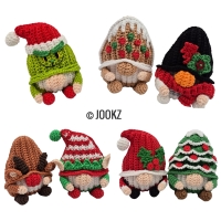 Combi haakpatroon Ribblz kerstgnooms